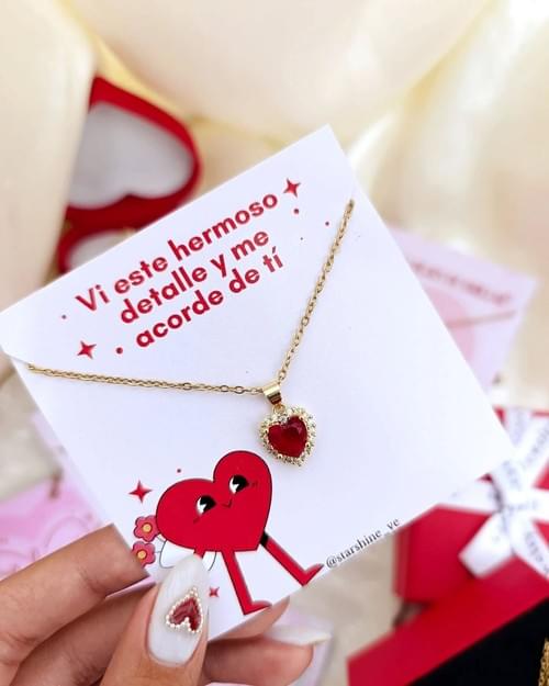 Collar corazón personalizado