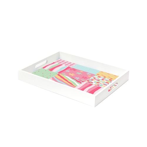 Spring, Havenwood, Reversible Multi-Purpose Tray, Stylish & Functional Decor, Table Decor