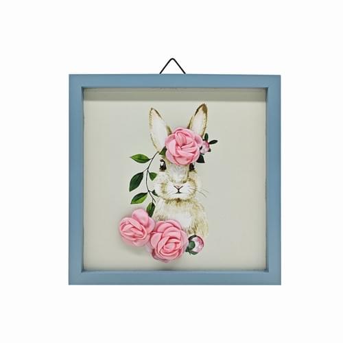 Spring Radiance Panel, Decorative Photo Frame, MDF, soft felt accents
