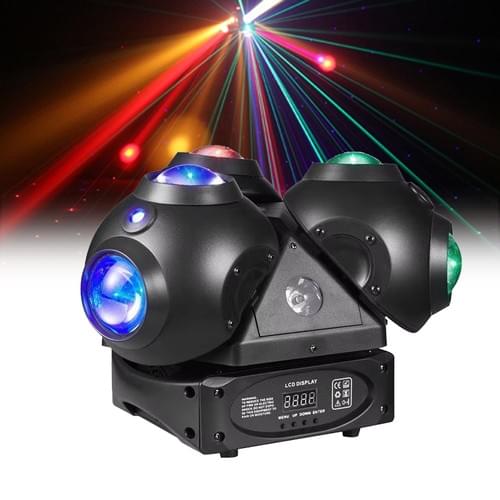 Projecteur Lumière Mobile 3 Têtes180W