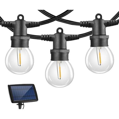 Guirlande Lumineuse solaire 9,24 M Avec 12 Ampoules