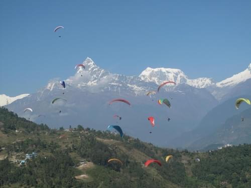 Paragliding in Pokhara
