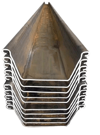 Gu16n Gu18n Gu20n U Type Steel Sheet Pile