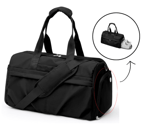 Sports Gym Bag Portable Women Travelling Duffel Travel Bag with Waterproof Shoe Compartment