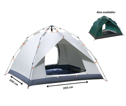 Camping Tent / 3-4 People Capacity / 210D Oxford Floor / Polyester Silver Coating Fly
