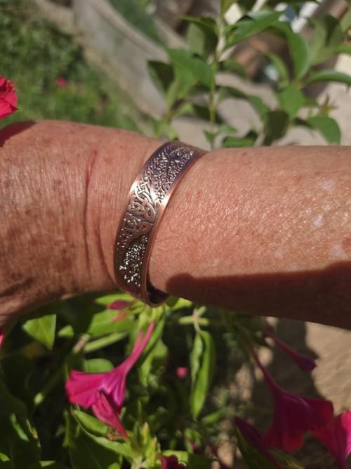 BRACELET CUIVRE ARBRE DE VIE AIMANTS