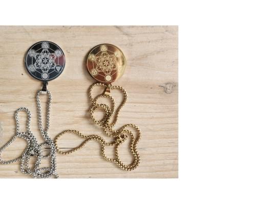 PENDENTIF DE METATRON : le cube divin des 5 éléments