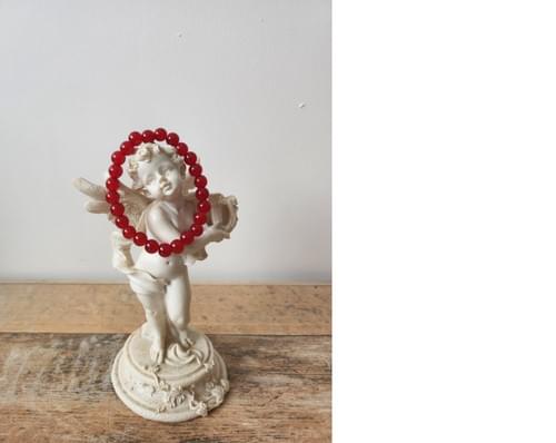 BRACELET AGATE ROUGE