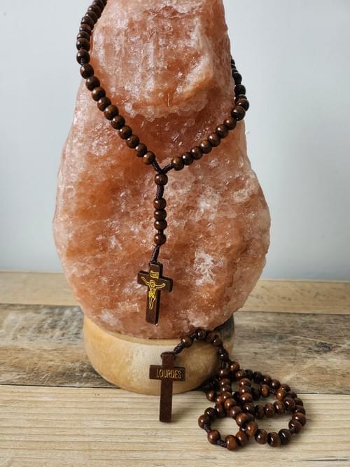 CHAPELET de Lourdes en Bois