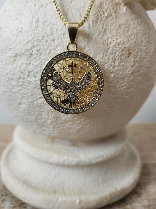 PENDENTIF MEDAILLE de l' Esprit Saint