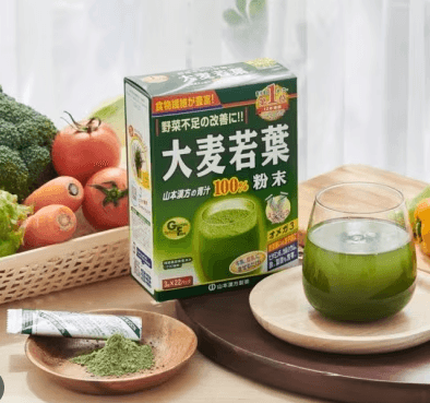 【日本大阪直送】日本山本漢方製薬 大麥若葉 青汁 膳食纖維 腸道蠕動 提高代謝 粉末狀 44包入 大阪實體店鋪直送