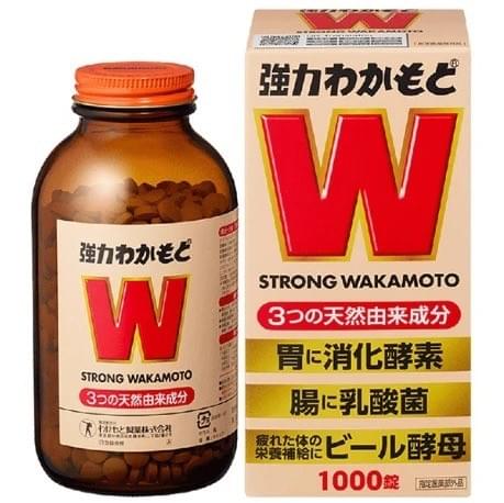 【日本直送】強力若元錠 強力わかもと 1000錠 WAKAMOTO 若元錠 大阪實體藥妝店直送