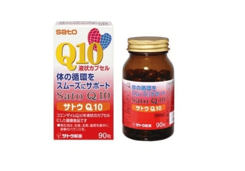 【日本直送】日本佐藤製藥 輔酶Q10 提高抵抗力 增加血液循環 補充日常活力 液狀膠囊 90粒/瓶 大阪實體藥妝店直送