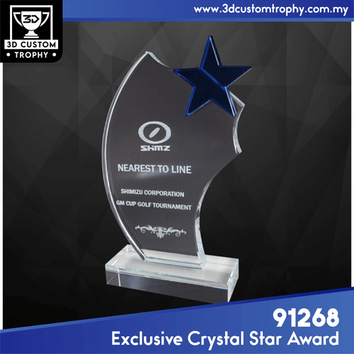 91268 Exclusive Crystal Star Award