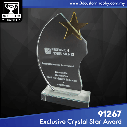 91267 Exclusive Crystal Star Award