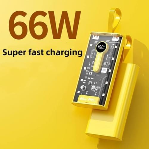 Portable Charger Power Bank, 66W Fast 20000mAh Charging Bank Charger, Portable Outdoor Charging Bank