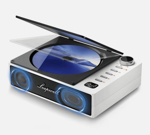 CD Player Portable, Leapwell Portable CD Player with Speakers Bluetooth Rechargeable, Small Compact
