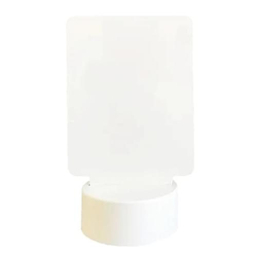 Lampara acrílica de 7 colores para sublimar forma cuadrada