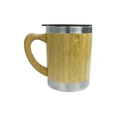 Taza de Café con cubierta de bambu 300ml
