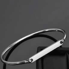 Pulsera rigida de acero inoxidable 3 colores disponibles