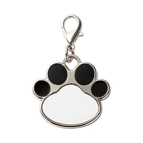 Placa para Mascota para Sublimar – Forma de Huella