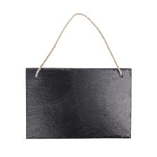 Pizarra rectangular de piedra para pared 20x30cm