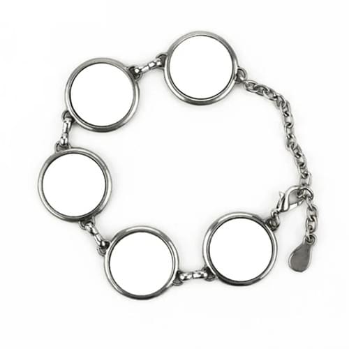 Pulsera para Sublimar de 5 Dijes