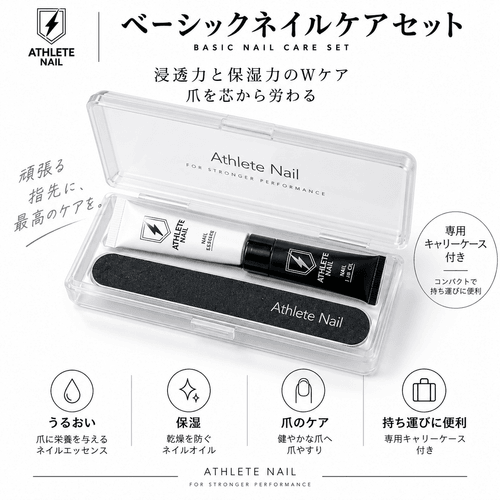 ATHLETE NAIL|ベーシックネイルケアセット|基礎指甲保養套裝