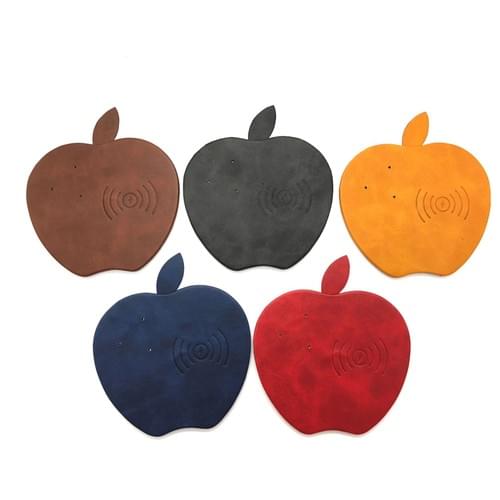 Magnetic wireless charging leather pad for mobile phones