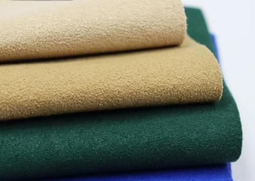 Suede microfiber leather
