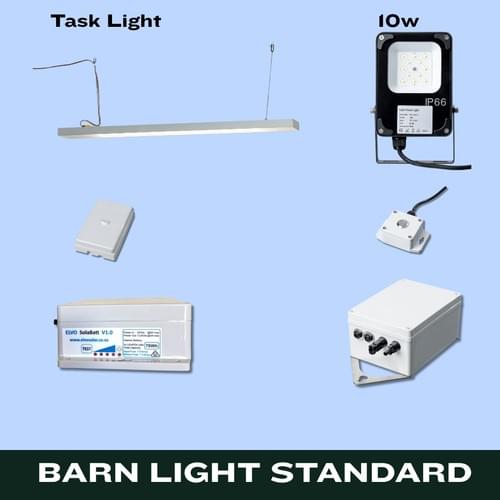 Barn Light Standard 1 X 10w & 1 Task Light
