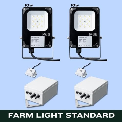 Farm Light Standard 2 X 10w