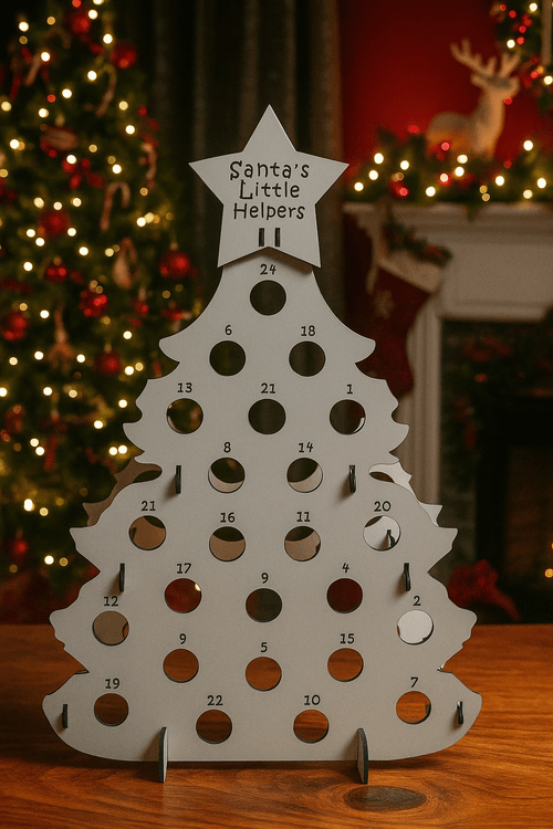 Tipsy Tree Advent Calendar -Adult Christmas Countdown (Holds Nippers)