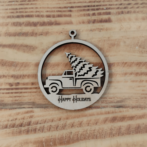 Single layer Holiday Ornament