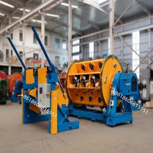 Rigid Frame Stranding Machine with Side Loading Bobbin System And Hysteresis Tension