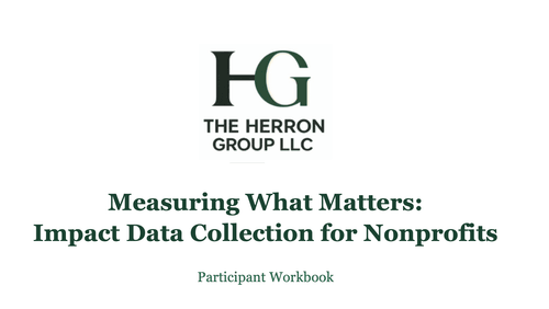 Measuring What Matters Workbook