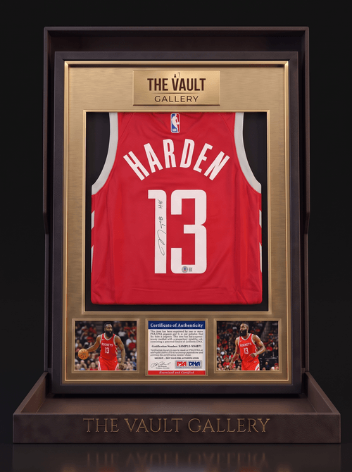 James Harden Signed Houston Rockets Home Jersey #13 – PSA Certified