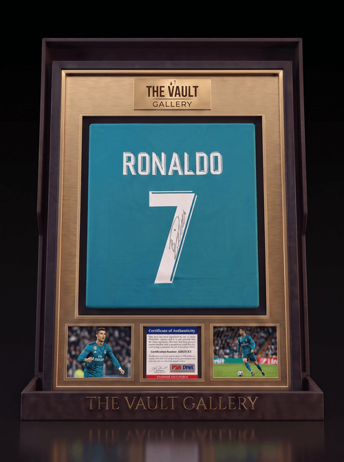 Cristiano Ronaldo Signed Real Madrid 2017/18 Third Jersey #7 – PSA Certified