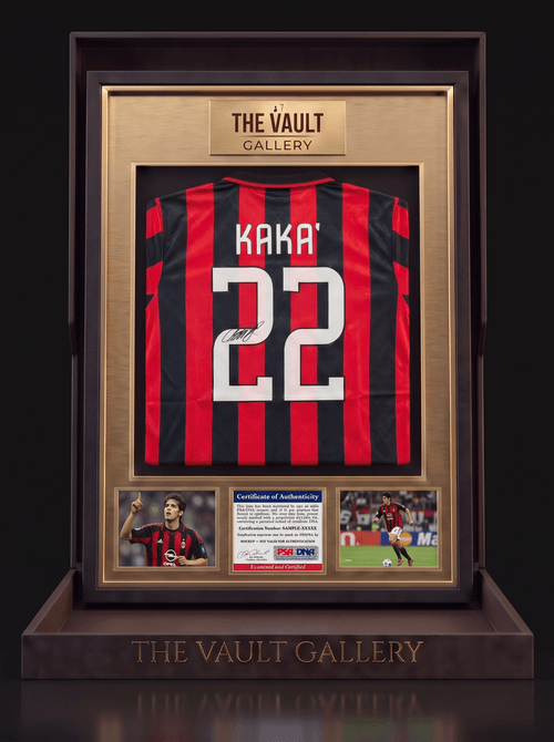 Kaká Signed AC Milan 2006/07 Retro Home Jersey #22 – PSA Certified