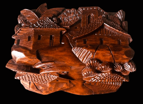 Tropical 'Cedro' Wood Lidded Chest, Honduras Central Highlands