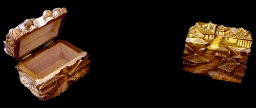 Tropical 'Cedro' Wood Treasure Chest, Honduras Central Highlands