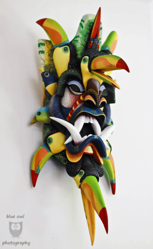 Eco-diablo Mask - Toucan Explosion