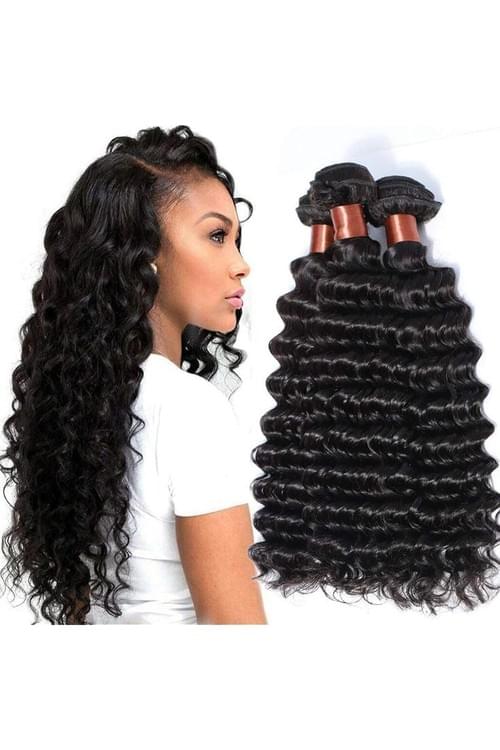 22-Inch WAVE Clip-In Human Hair Extensions – Jet Black