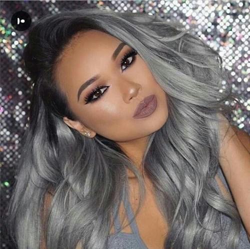 1B Grey – 20” STRAIGHT Clip-In Hair Extensions (8 Pieces)