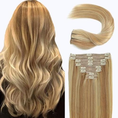 P8/613 Clip-In Lace 100% Human Hair Extensions
