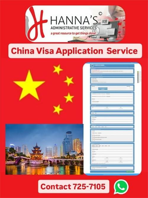 CHINA VISA APPLICATION