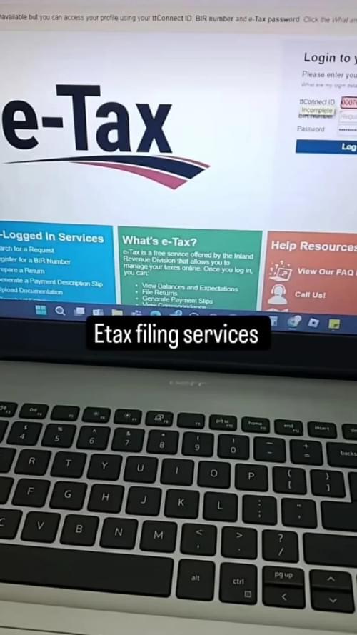 Etax Filing