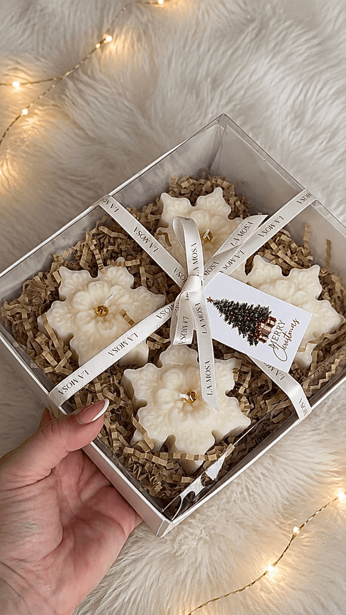 Gift Box Christmas Snowflakes
