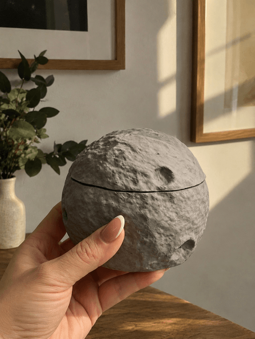 MOON RITUAL | Lumânare parfumată în recipient handmade