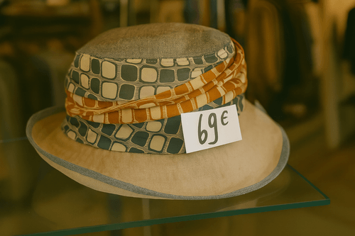 Retro Patterned Summer Hat